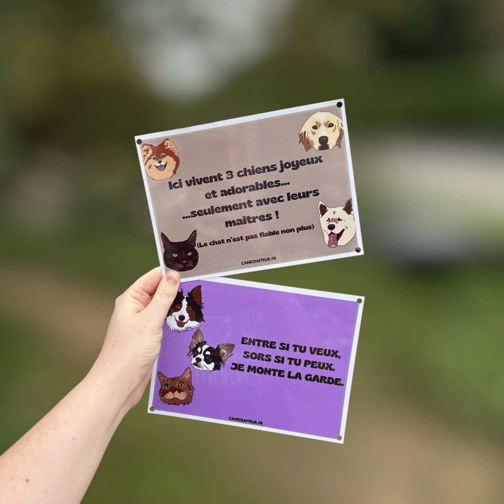 Plaque je monte la garde – Image 2